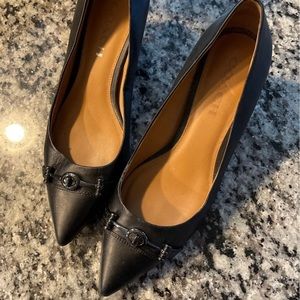 Coach black heels